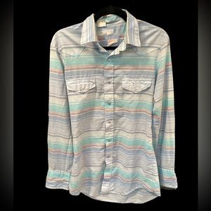 Roper Multicolor Striped Button Down Shirt